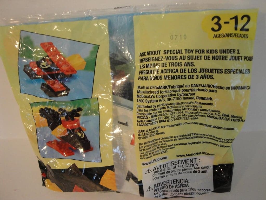 McDonald's 1999 Lego Classic Series #2 - vista alternativa