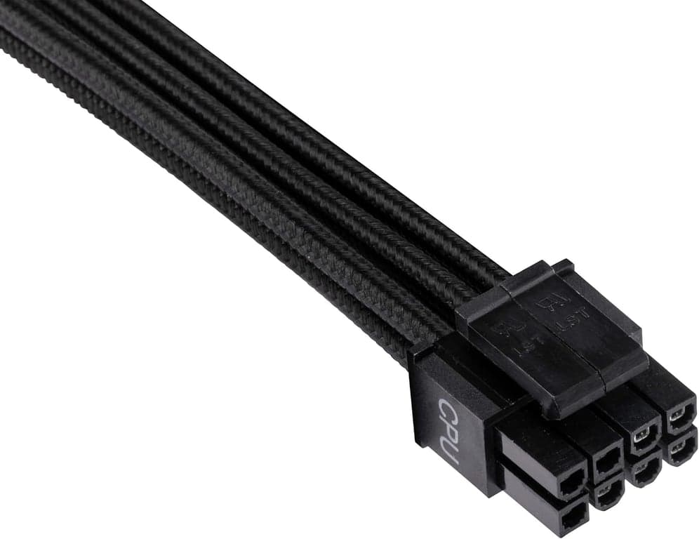 CORSAIR Kit de Inicio de Cables PSU Premium con Funda Individual – Negro, 2 Años de Garantía, para PSUs - imagen 4