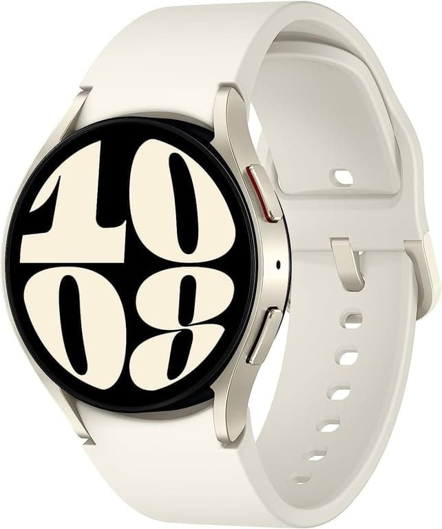SAMSUNG Galaxy Watch 6 (40mm, WiFi + 4G LTE) Smartwatch Super AMOLED de 1.3" GPS Bluetooth, Completamente Desbloqueado con Entrenamiento del Sueño, Resistente al Agua, Monitor de Presión Arterial R935U (con Cubo Cargador Rápido, Dorado) (Renovado) - vista alternativa