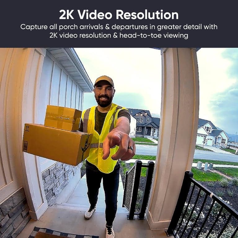 WYZE Wired Doorbell Camera v2 (Requiere cableado de timbre existente), 2K HD - imagen 3
