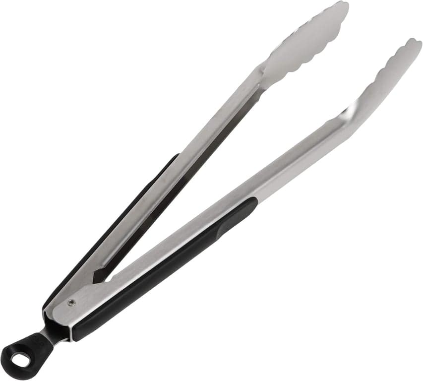 Paquete de espátula de restaurante OXO Good Grips y pinzas de bloqueo de acero inoxidable de 12 pulgadas - imagen 6