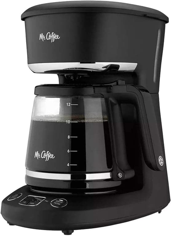 Cafetera programable Mr. Coffee® de 12 tazas, prepara ahora o más tarde