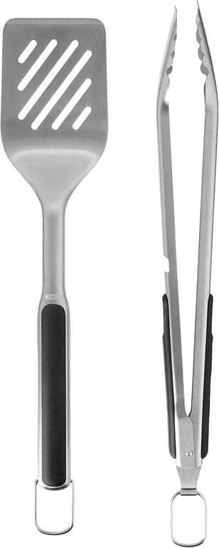 OXO Good Grips Juego de 3 utensilios para asar + cepillo para parrilla Cold Clean - imagen 2
