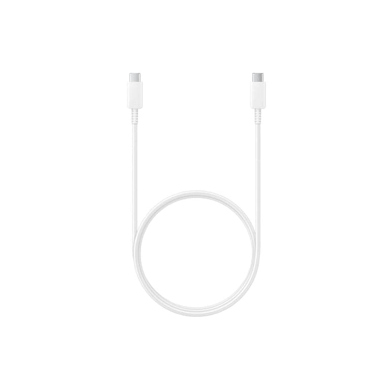 Cable USB-C oficial OEM de Samsung (USB-C a USB-C) para DEX 5V 100 Watt (Blanco)