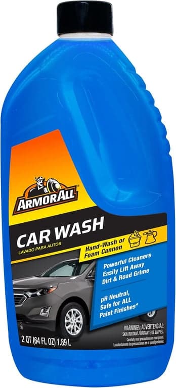Concentrado de jabón para lavado de autos Armor All, lavado a mano o con cañón, 64 oz líquidas, 4 unidades - imagen 6