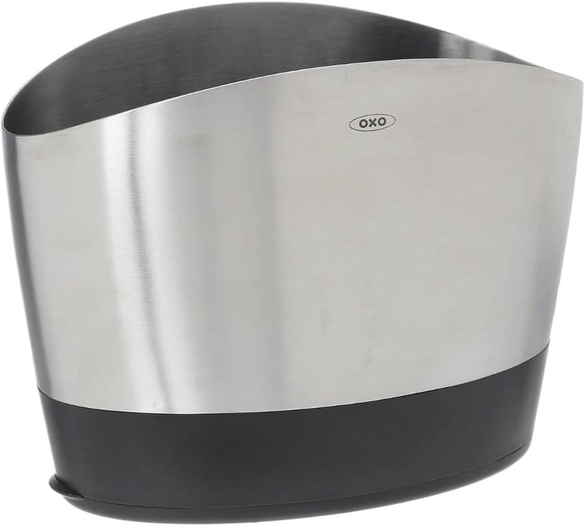 Juego de soporte giratorio de acero inoxidable OXO Good Grips y soporte para utensilios - imagen 6