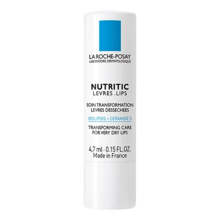 La Roche-Posay Nutritic Bálsamo Labial para Labios Muy Secos con Manteca de Karité, 0.15oz