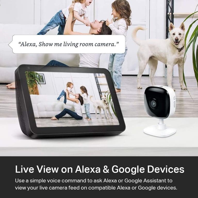 Cámara de seguridad con cable para interiores Kasa 1080p, monitor de bebés y mascotas, EC60 - imagen 3