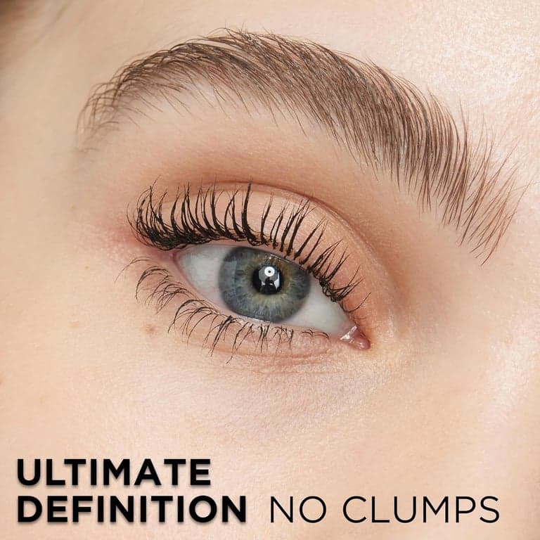 Máscara de Pestañas Telescopic Original de L’Oreal Paris Makeup, Fórmula de Volumen y Longitud para Separar Pestañas, Lavable, Negro Más Negro, 0.27 Fl Oz., 1 Unidad - imagen 4