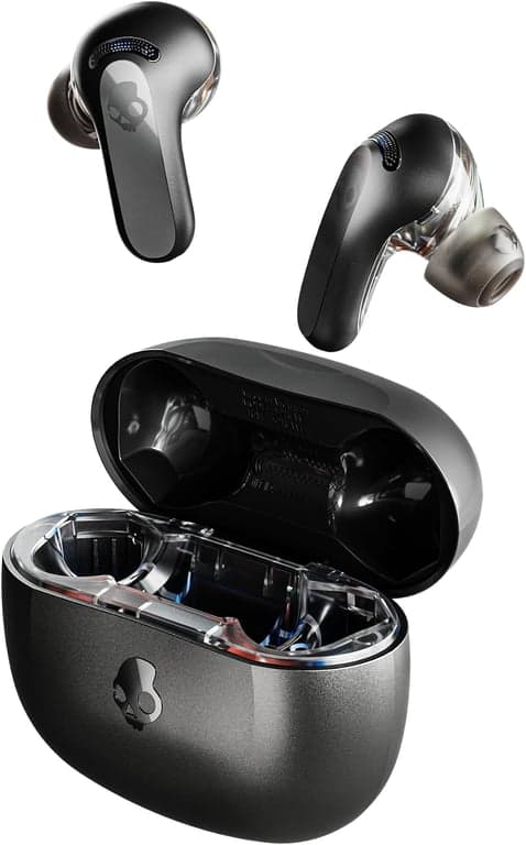Audífonos inalámbricos Skullcandy Rail ANC con cancelación activa de ruido - True Black