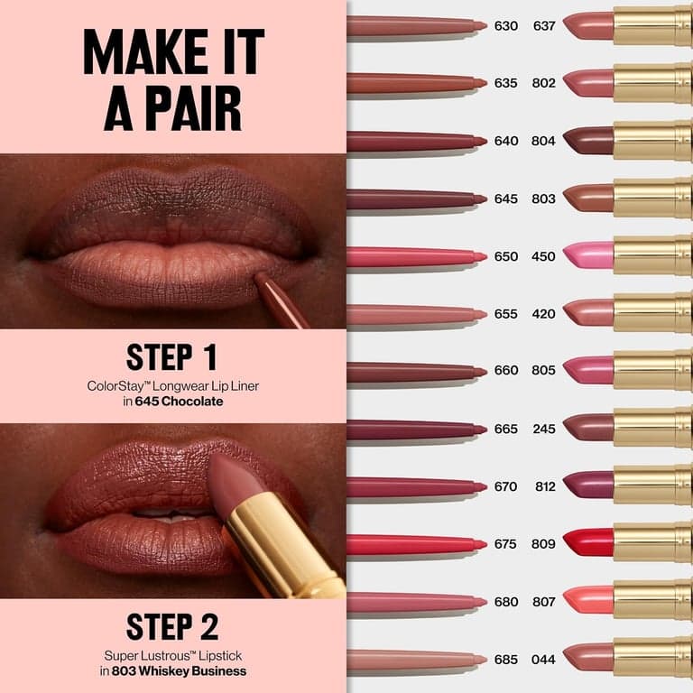 Delineador de Labios de Larga Duración Revlon ColorStay, 630 Nude, 0.01 oz - imagen 6