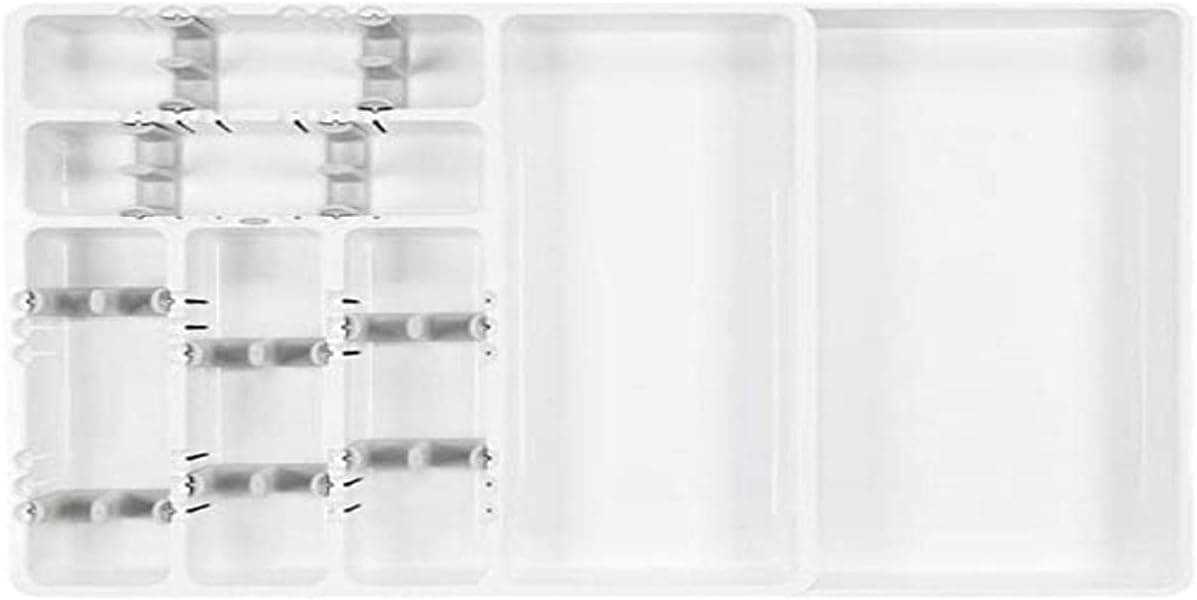 OXO Good Grips Organizador de Utensilios Grande Expandible - Blanco