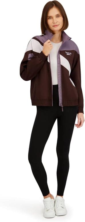 Chaqueta cortavientos Reebok para mujer con forro polar - vista alternativa