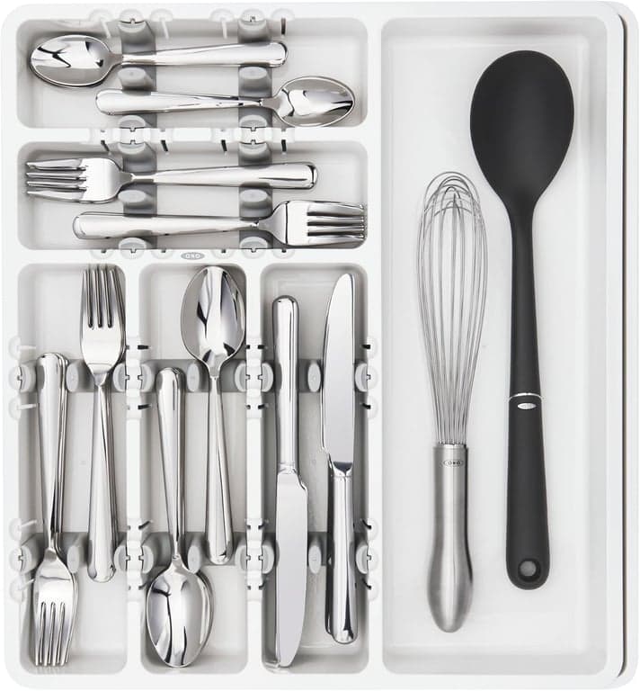 OXO Good Grips Organizador de Utensilios Grande Expandible - Blanco - imagen 3