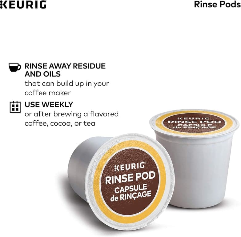 Keurig Kit de mantenimiento para cafetera de 6 meses, incluye solución descalcificadora, cápsulas de enjuague y cartuchos de filtro de agua, funciona con todas las cafeteras de cápsulas K-Cup - imagen 5