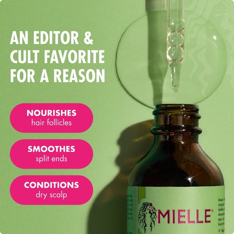 Mielle Organics Aceite para el Cabello de Romero y Menta con Biotina, 2 oz - imagen 2