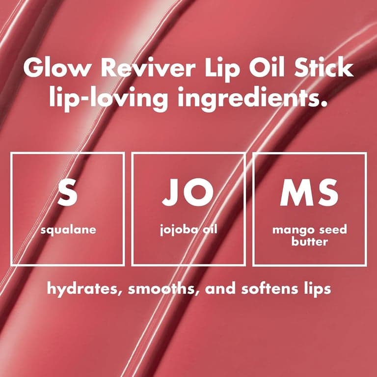 e.l.f. Glow Reviver Lip Oil Stick, Mauve Mentality - imagen 4