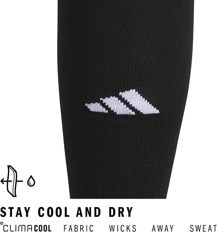 adidas Rivalry Over-the-Calf Soccer Socks 2 Pairs | Unisex, Paquete de 2, Zonas de impacto acolchadas, Soporte de arco y tobillo, Compresión segura, Ajuste por encima de la pantorrilla, Listas para partidos y entrenamientos - imagen 5