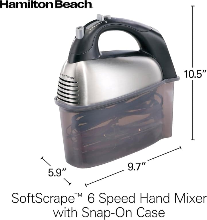 Hamilton Beach Softscrape Hand Mixer - vista alternativa