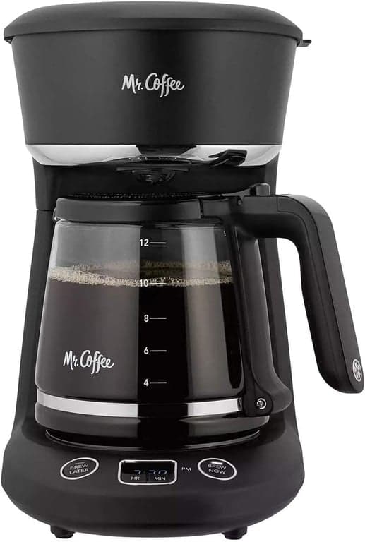 Cafetera programable Mr. Coffee® de 12 tazas, prepara ahora o más tarde - vista alternativa