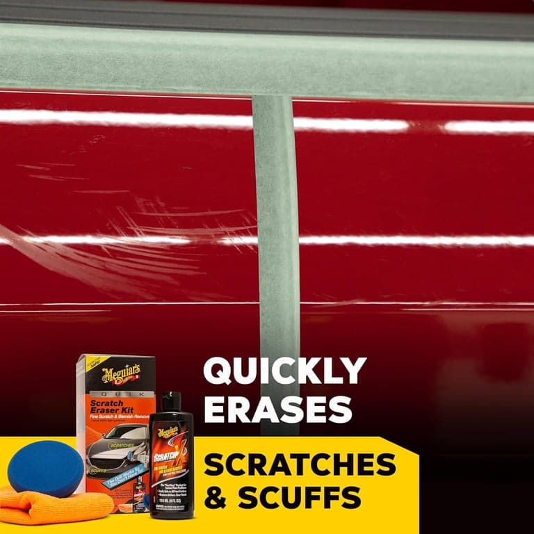 Meguiar's Quik Eraser Kit, removedor de arañazos para vehículos, kit de 3 piezas - vista alternativa