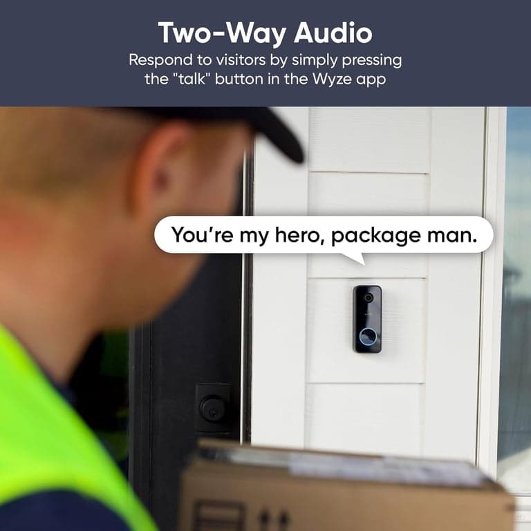 WYZE Wired Doorbell Camera v2 (Requiere cableado de timbre existente), 2K HD - imagen 6