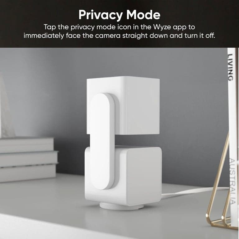 WYZE Cam Pan v3, cámara de seguridad inteligente Wi-Fi con giro/inclinación/zoom de 1080p con clasificación IP65 para interiores/exteriores con visión nocturna a color, audio bidireccional, compatible con Alexa y Google Assistant - imagen 6