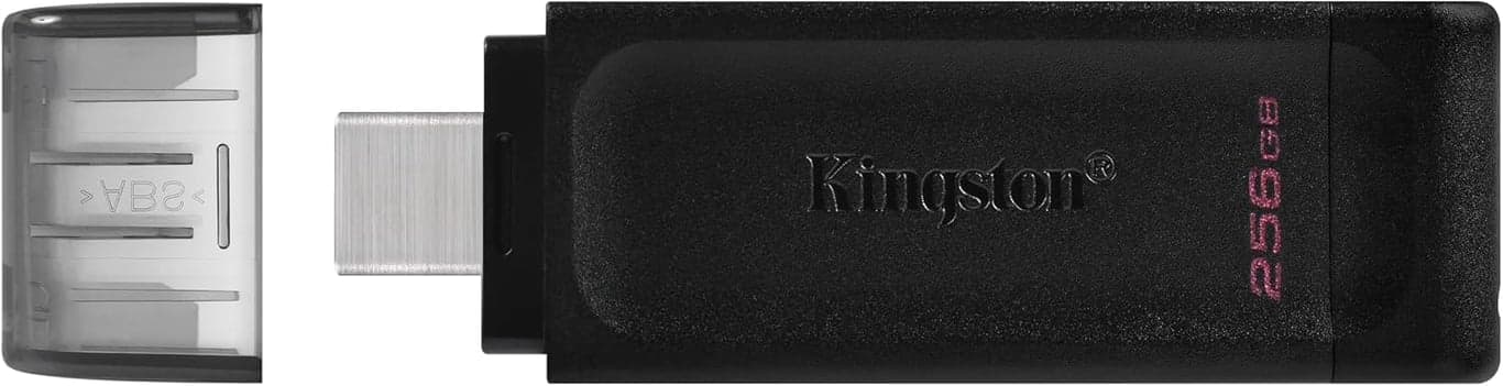 Kingston DataTraveler 70 256GB USB-C Flash Drive | USB 3.2 Gen 1 | DT70/256GB, Negro - imagen 3