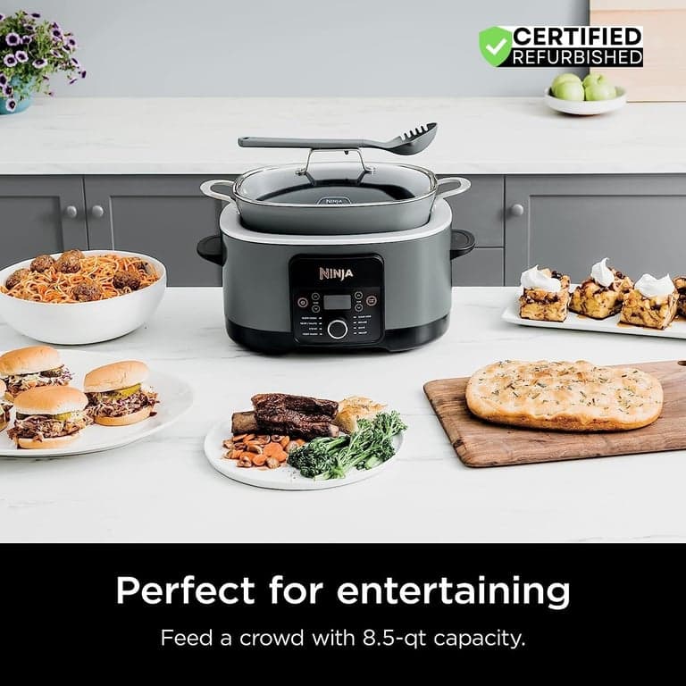 Ninja MC1001 Foodi Possible Slow Cooker PRO Multi-Cooker (Renovado) Paquete con de Protección Mejorada de 2 Años - imagen 4