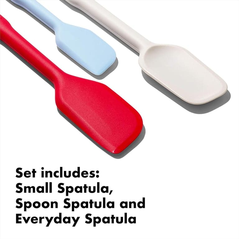 Juego de espátulas de silicona OXO Good Grips de 3 piezas y juego de tablas de cortar de plástico de 2 piezas - imagen 3