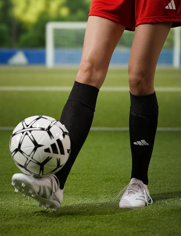 adidas Rivalry Over-the-Calf Soccer Socks 2 Pairs | Unisex, Paquete de 2, Zonas de impacto acolchadas, Soporte de arco y tobillo, Compresión segura, Ajuste por encima de la pantorrilla, Listas para partidos y entrenamientos - imagen 2