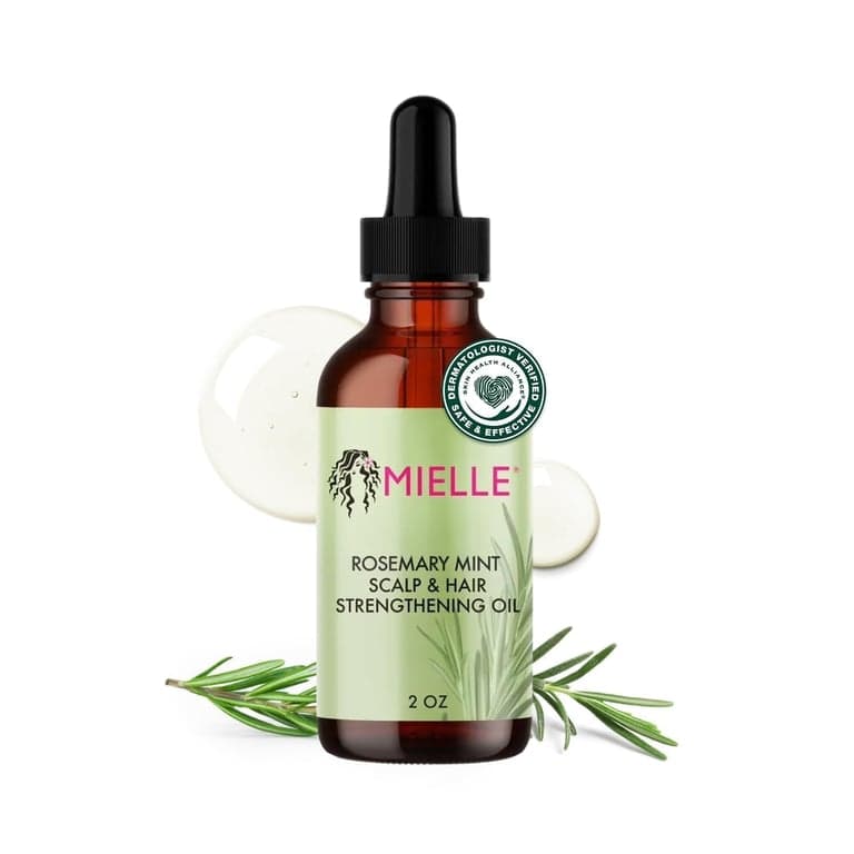 Mielle Organics Aceite para el Cabello de Romero y Menta con Biotina, 2 oz