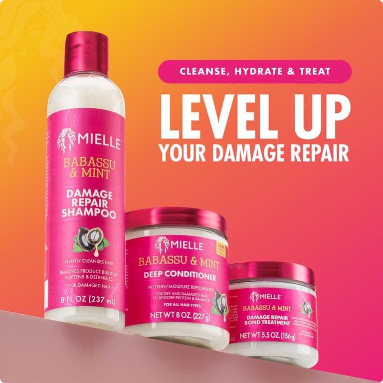 Mielle Organics Babassu & Mint Brazilian Curly Cocktail Curl Cream - Crema para Definir Rizos, para Peinar Cabello Texturizado - Retiene la Humedad, Aumenta la Definición y Suaviza el Texturizado, 7.5 Onzas - imagen 4