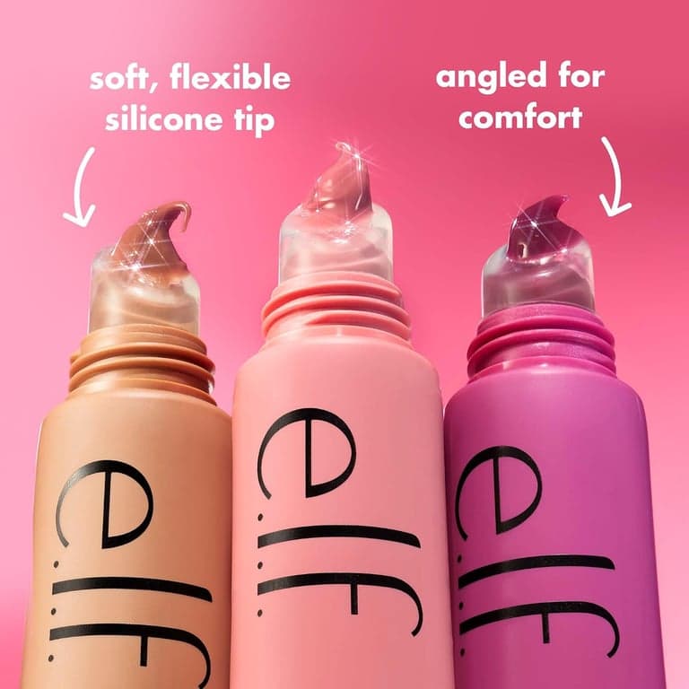 e.l.f. Glow Reviver Melting Lip Balm, bálsamo labial hidratante con color para un acabado brillante y labios suaves y flexibles, vegano y libre de crueldad animal, Strawberry Shortcake - imagen 3