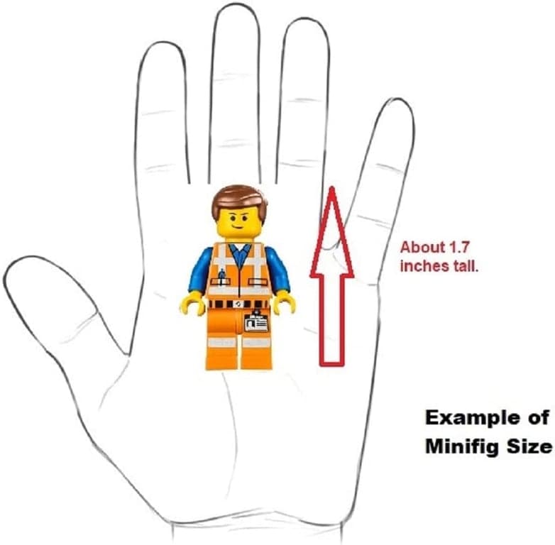 LEGO City: Minifigura de trabajador de construcción con grúa pequeña - imagen 5