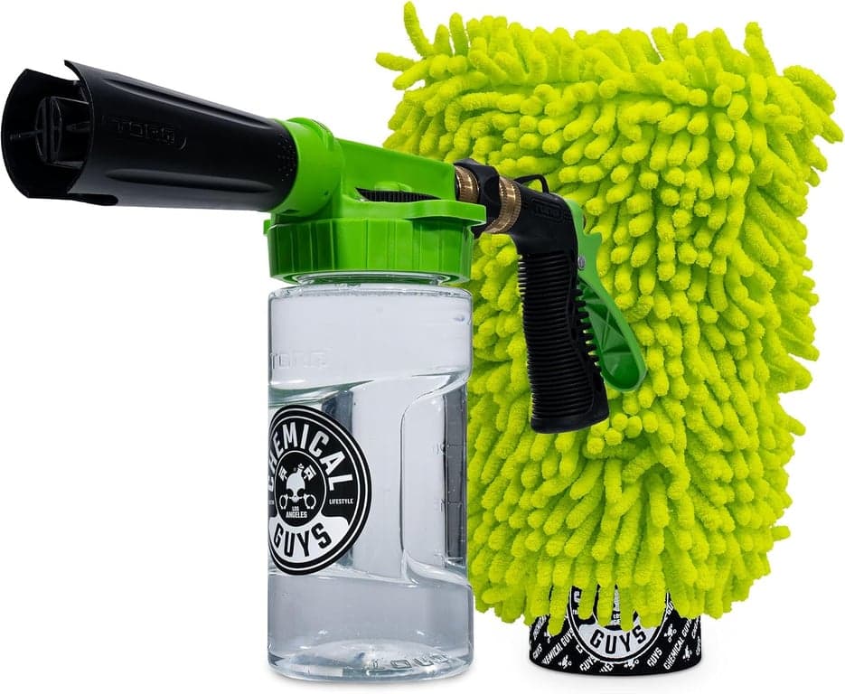 Chemical Guys, TORQ Foam Blaster 6 Cannon, Accesorio para manguera de jardín para automóviles | Rocía espuma espesa directamente de su manguera de jardín, sin lavadora a presión, con un dial de relación de espuma ajustable