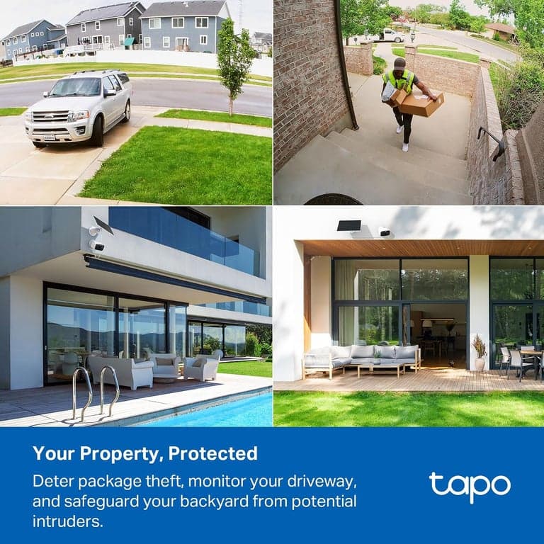 Tapo Cámara de seguridad con batería para exteriores 1080p con energía solar, C400 KIT - imagen 3
