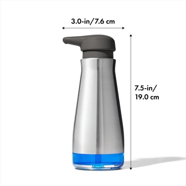 OXO Good Grips Dispensador de Jabón de Acero Inoxidable para Encimera - imagen 5