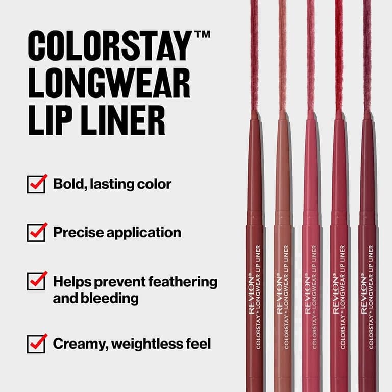 Delineador de Labios de Larga Duración Revlon ColorStay, 630 Nude, 0.01 oz - imagen 3