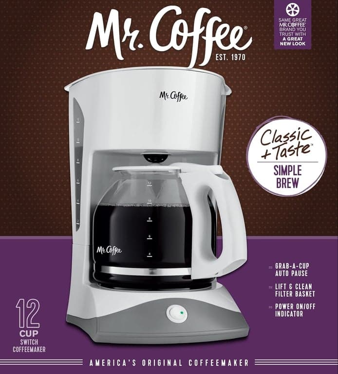 Cafetera de 12 tazas Mr. Coffee® Simple Brew con interruptor - imagen 2