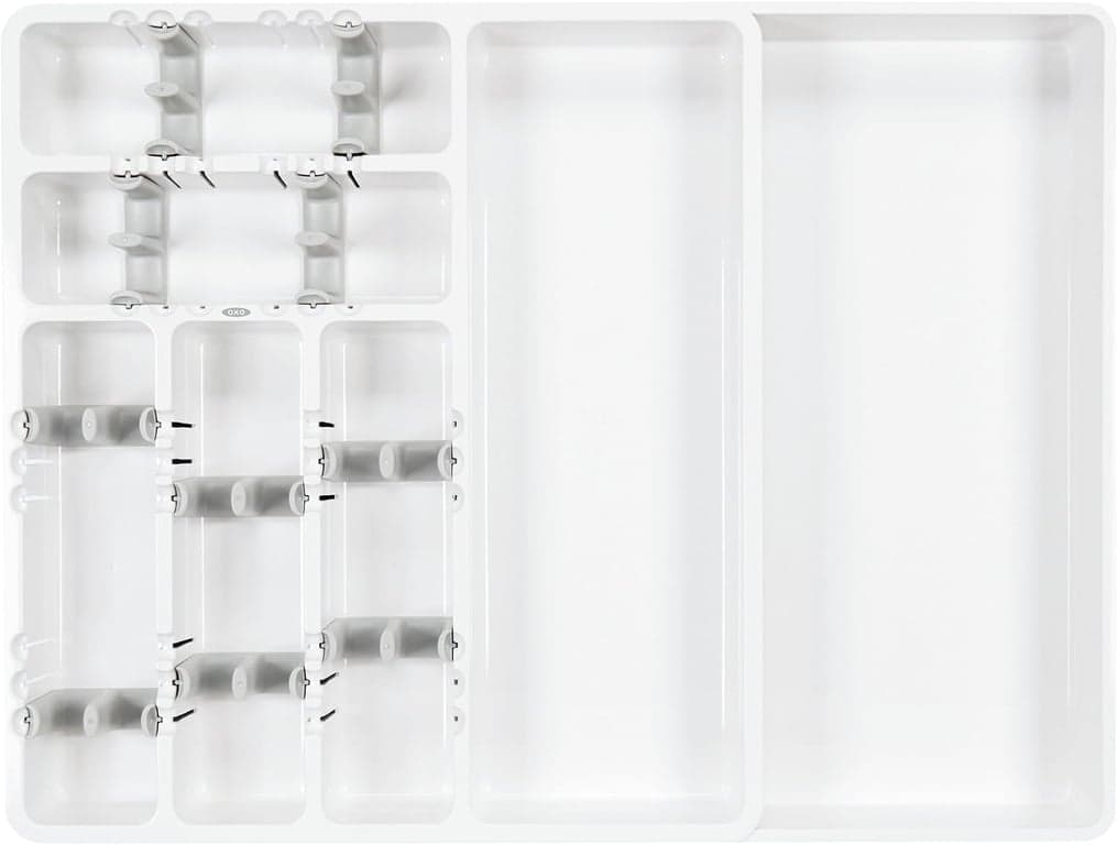 OXO Good Grips Organizador de Utensilios Grande Expandible - Blanco - vista alternativa