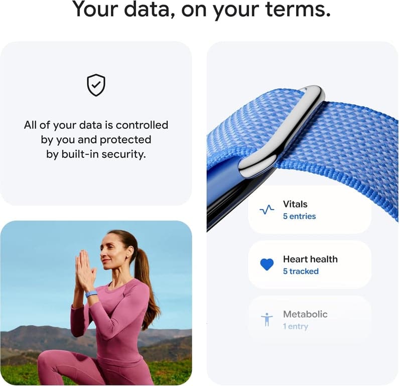 Correa Google Fitbit Air Performance Loop - Talla única - Obsidiana - imagen 6
