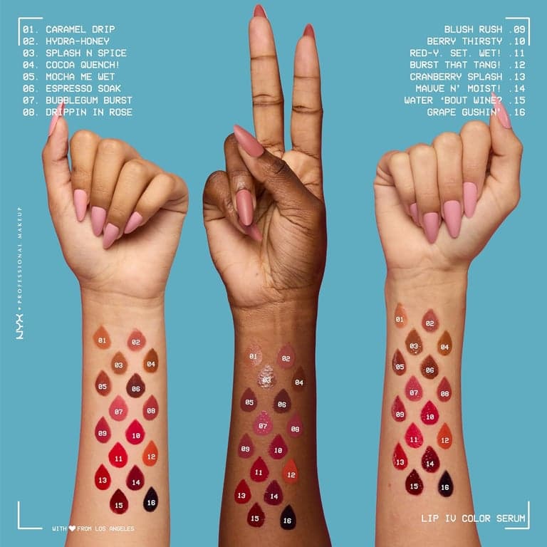 NYX PROFESSIONAL MAKEUP Tinta de Labios Brillante Hidratante Lip IV, Larga Duración, Tintada, Fórmula Vegana con 12 HR de Hidratación - Hydra Honey (Marrón) - imagen 5