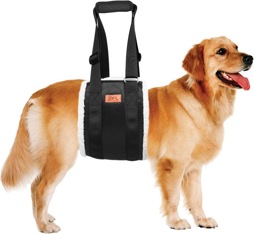 Arnés ajustable para perros grandes, soporte para patas traseras, ayuda para la movilidad de patas débiles