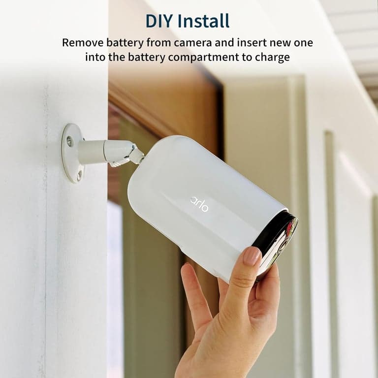 Batería recargable Arlo XL (blanca), accesorio certificado - Funciona con cámaras Pro 3/4/6/6 XL, Floodlight, Ultra 2/3, Pan Tilt Out, Essential Outdoor, Go 2 - imagen 3
