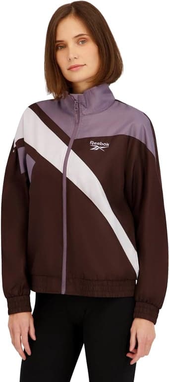 Chaqueta cortavientos Reebok para mujer con forro polar