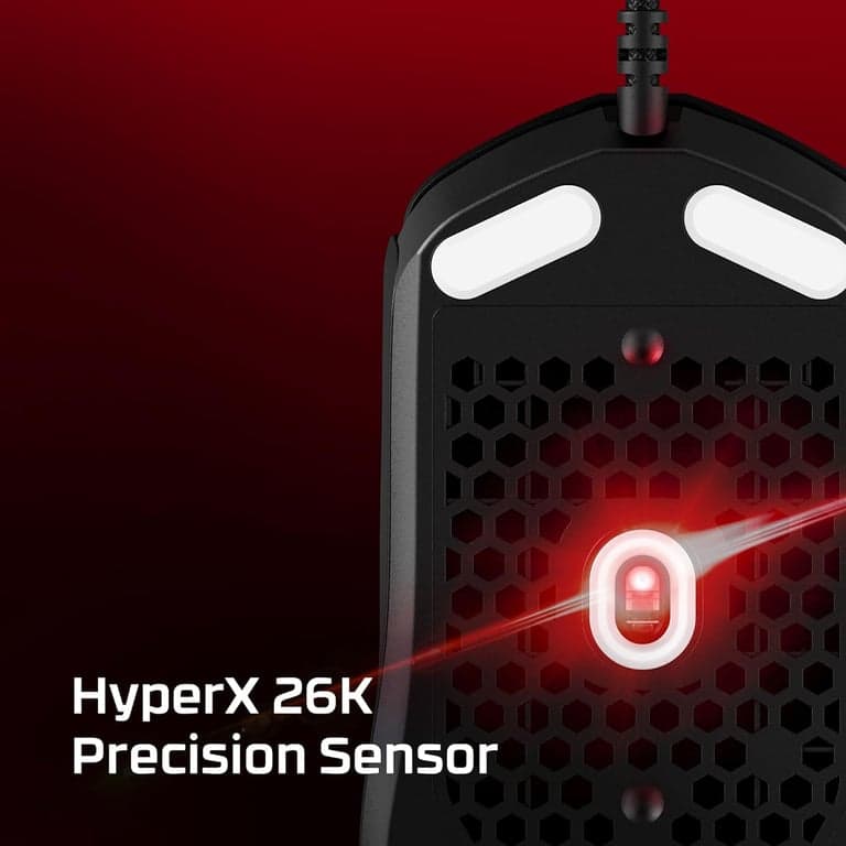 HyperX Pulsefire Haste 2 – Mouse inalámbrico para juegos – Ultraligero, 61g, 100 horas de duración de batería, conectividad inalámbrica dual, sensor de precisión – Blanco - imagen 2
