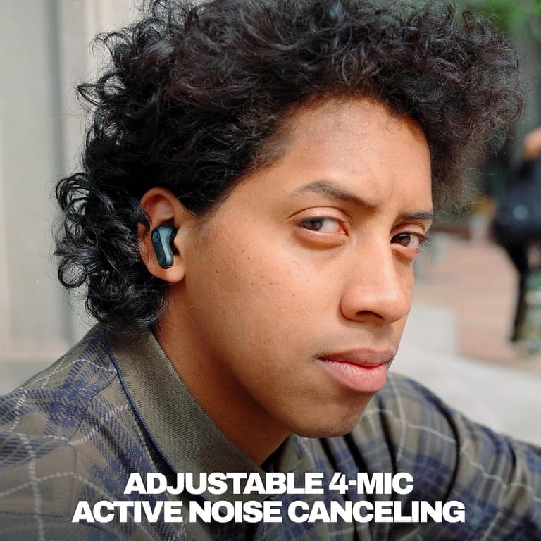 Audífonos inalámbricos Skullcandy Rail ANC con cancelación activa de ruido - True Black - vista alternativa