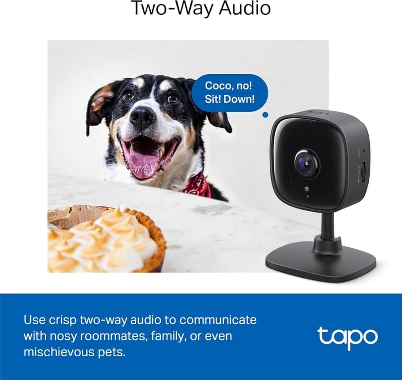 Cámara de seguridad Tapo 1080p para interiores/exteriores, C103, HybridCam - imagen 6