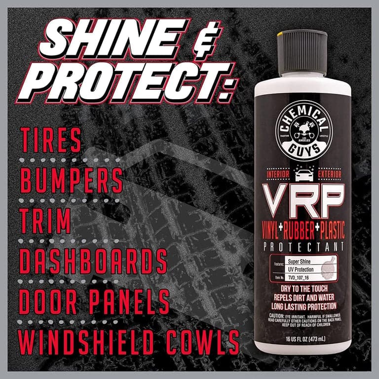 Chemical Guys, Kit de detallado interior de coche de 11 piezas, VRP, Nonsense y Glass | Con protector VRP, limpiador Nonsense, limpiacristales, 3 cepillos de detallado, 3 toallas de microfibra, kit completo - imagen 4